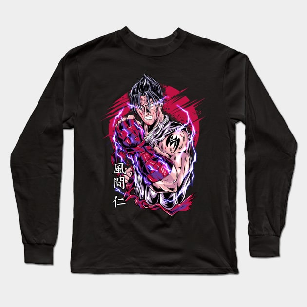 Jin Kazama Long Sleeve T-Shirt by mazyoy